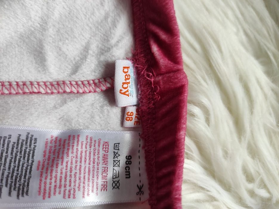 Spodnie welurowe Minnie 98