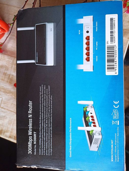 Toto link N300RT 300 Mbps шустрий Wi-Fi Роутер для Тім і Мтел.