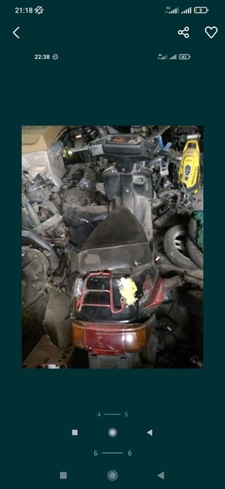 Сузукі хайап Suzuki hi up по запчастинах двигун