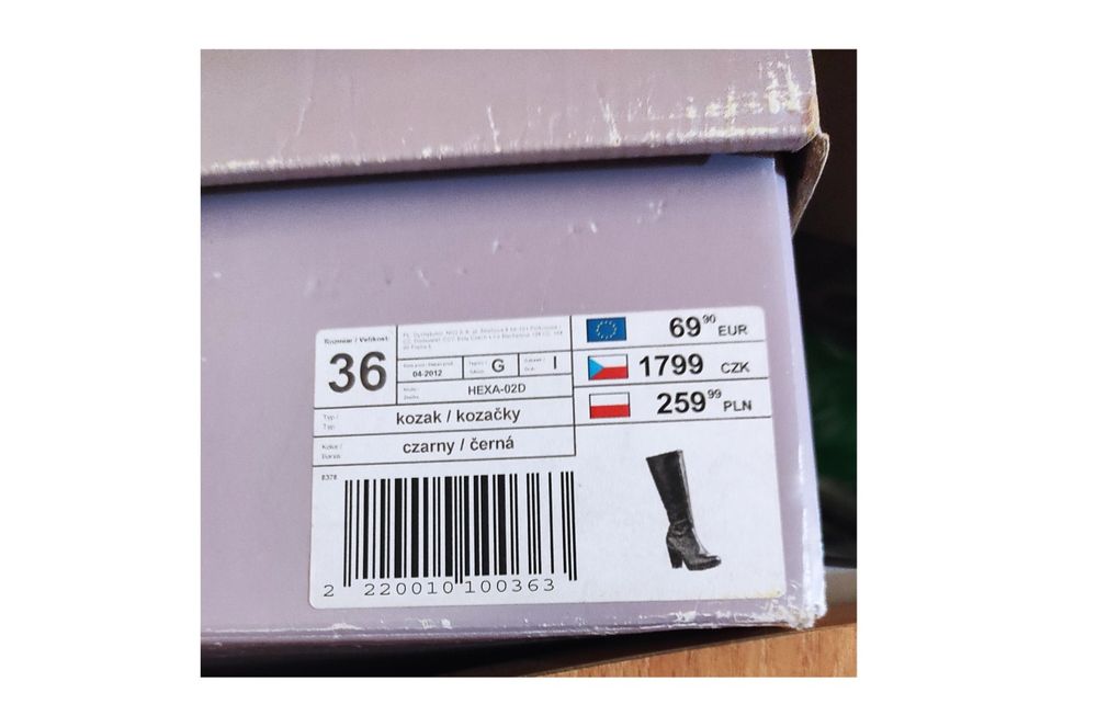 Kozaki damskie skóra naturalna