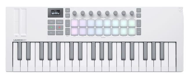 Novation Launchkey Mini 37 Mk4 White – klawiatura sterująca
