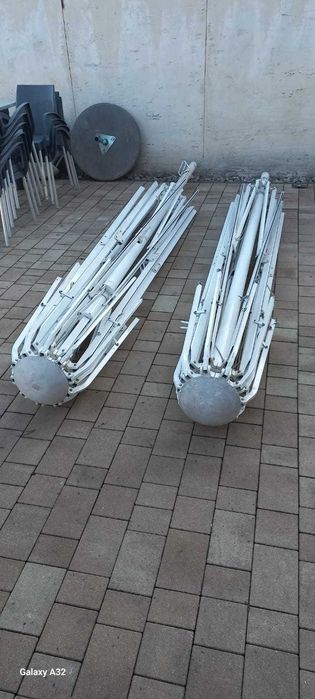 Szycie na Wymiar  Okazja  Automatyczny Parasol 5,5 metra Piwny Barowy