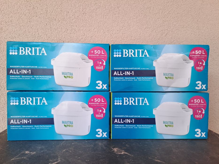 Фільтри для води Brita Maxtra Pro, Livarno Home та Ernesto (3 шт.) – Оригінал