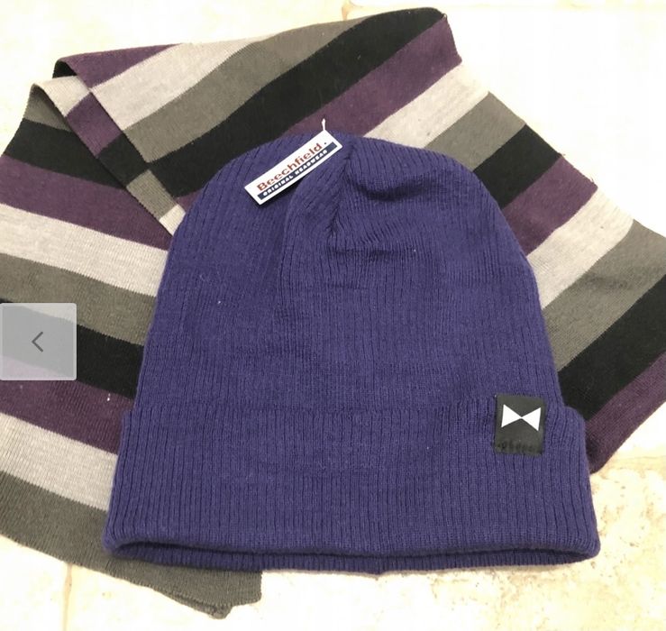 Bench  Benetton czapka i szalik M L 54 56