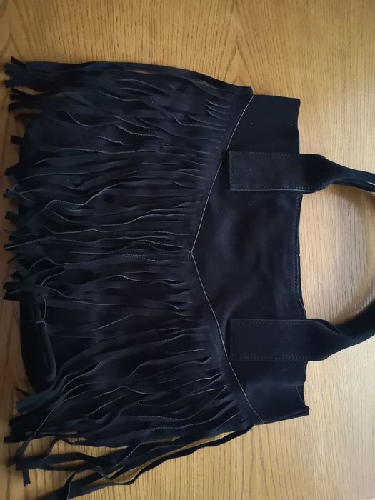 Piękny skórzany worek