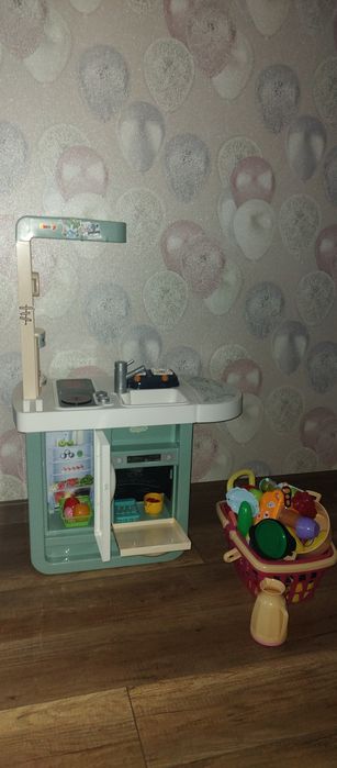 Дитяча інтерактивна кухня Smoby Toys Черрі з духовкою та холодильником