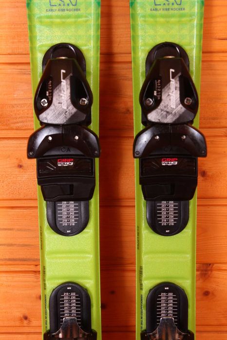 Narty dziecięce Elan Jett 110 cm + Elan 4.5, Rocker, U-Flex, Grip Walk !!!