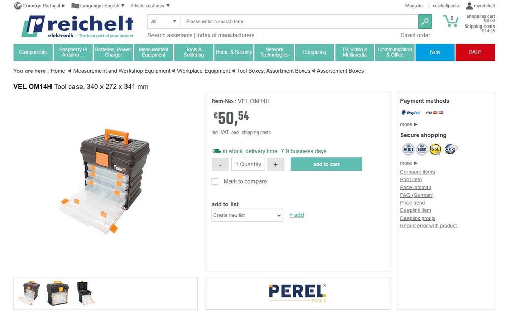 NOVO Caixa Mala estilo Pesca Ferramenta Orgnanizador Divisorias  PEREL