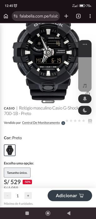 Relógio Casio G-chock,como novo