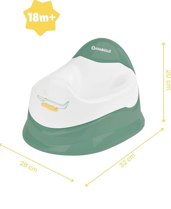 Nocnik zielony 33,6x27,3x20,6 cm badabule