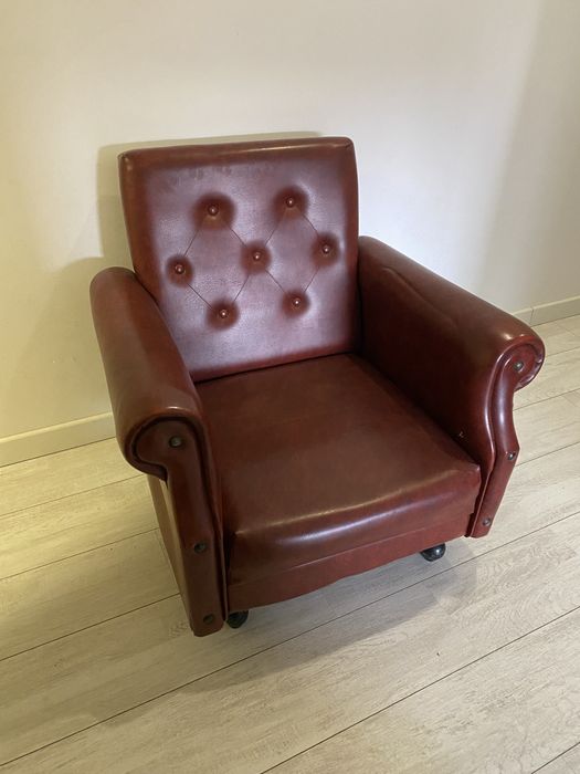 Sofa pele vintage