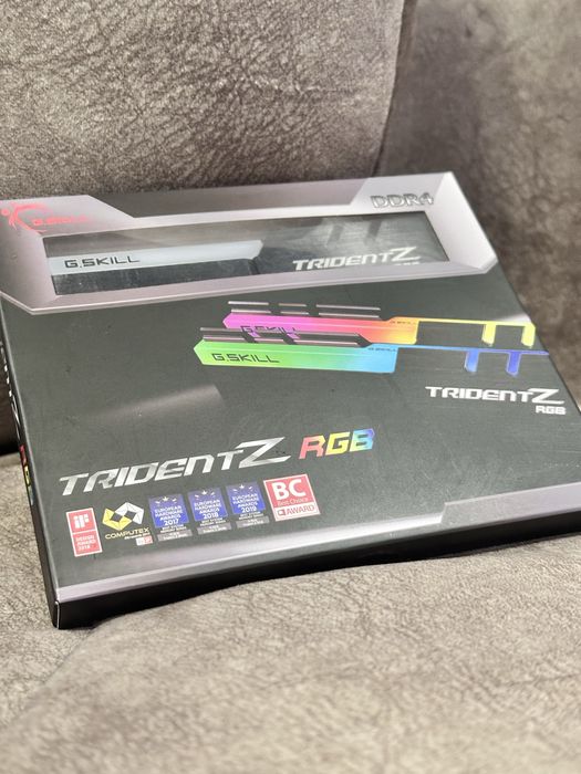ОЗП G.Skill Trident Z RGB CL16 3600MHz 32gb на гарантії
