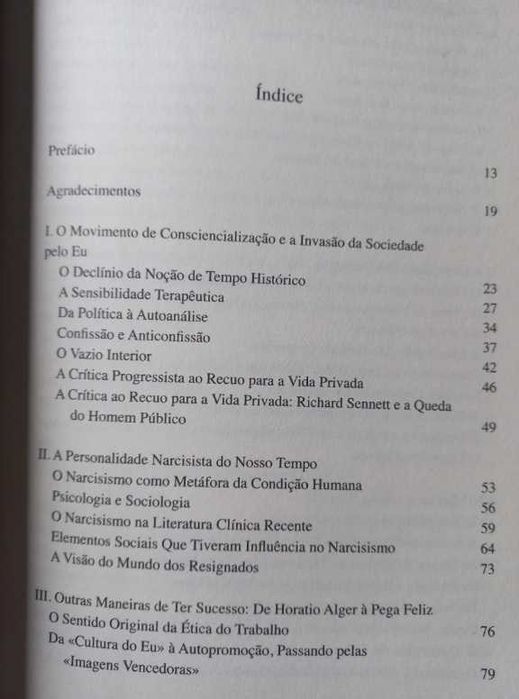 A Cultura do Narcisismo - Christopher Lasch