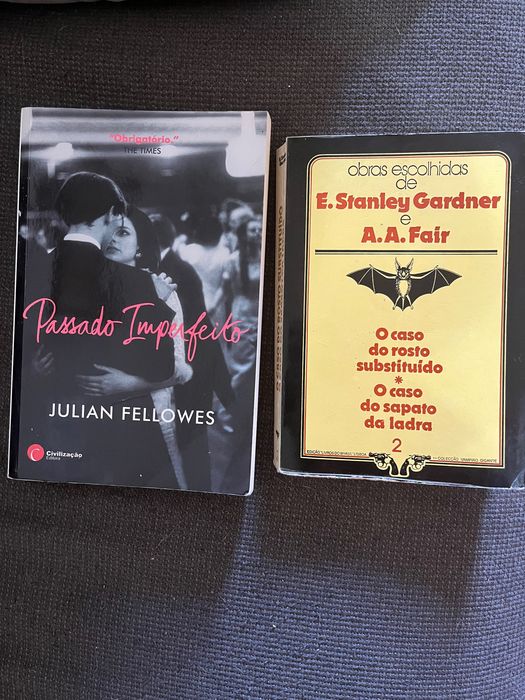 2 livros. Um policial com o perry Mason e passado imperfeito de julian fellowes