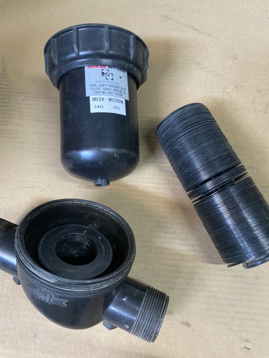 Filtro de agua para rega de gota a gota