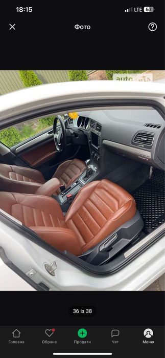 Volkswagen E-Golf максимальна комплектація, можливий обмін