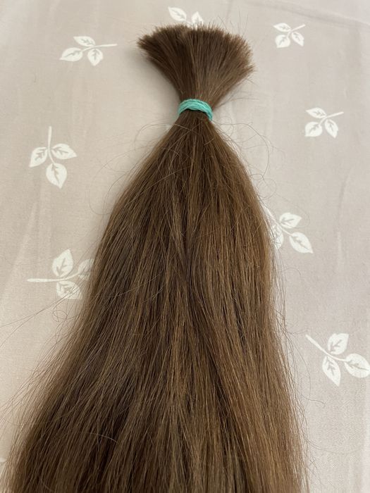 Włosy dziewicze brązowe proste 40 cm o wadze 60g