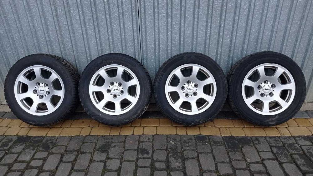Koła Zimowe Alufelgi 16 Cali z Oponami BMW E60 E61 Rozstaw 5x120