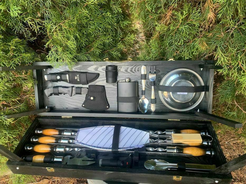 Подарок шампура 3 мм в кейсе зсу мужчине командиру на день рождения