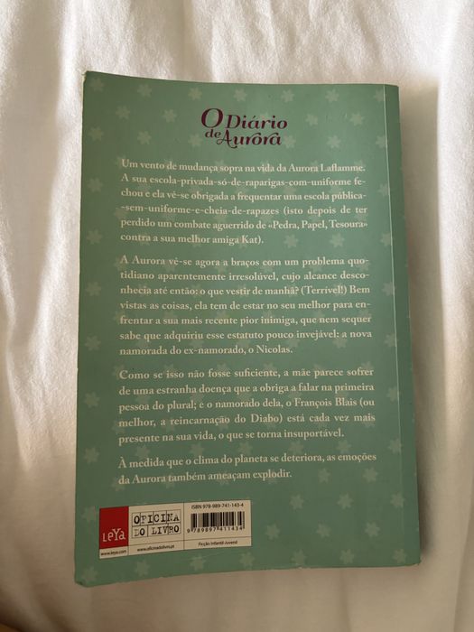 Livro O Diário de Aurora - O Mundo de Pernas para o Ar