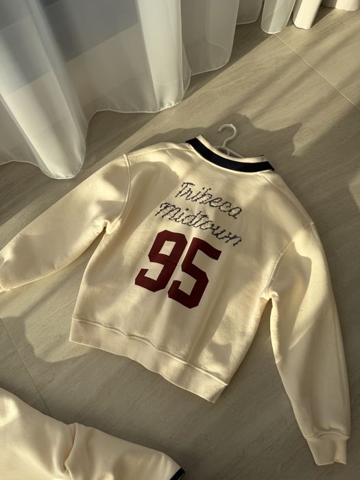 Спортивний костюм молочний Zara S