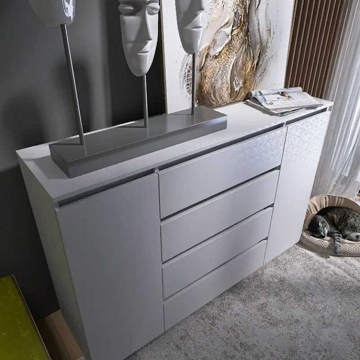 Комод Эверест КЛ-4 Лайт в белом исполнении