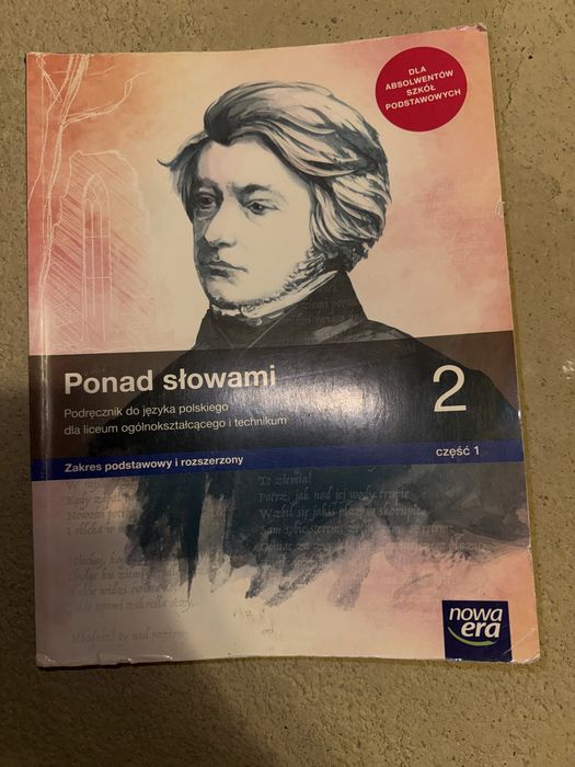 Podręcznik do polskiego Nowa Era klasa 2 liceum część 1 Tomaszów