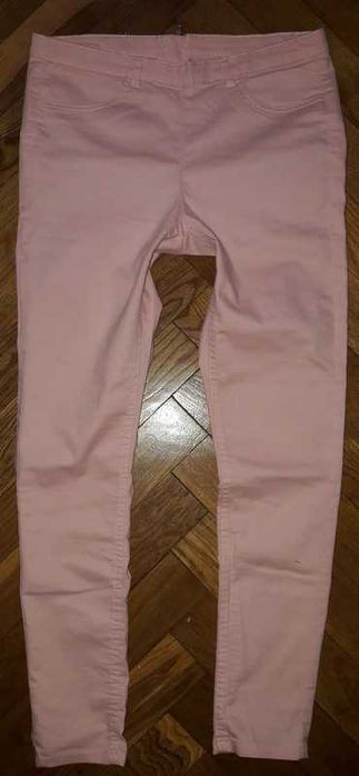 Spodnie damskie cukierkowe cygaretki ZIP H&M M