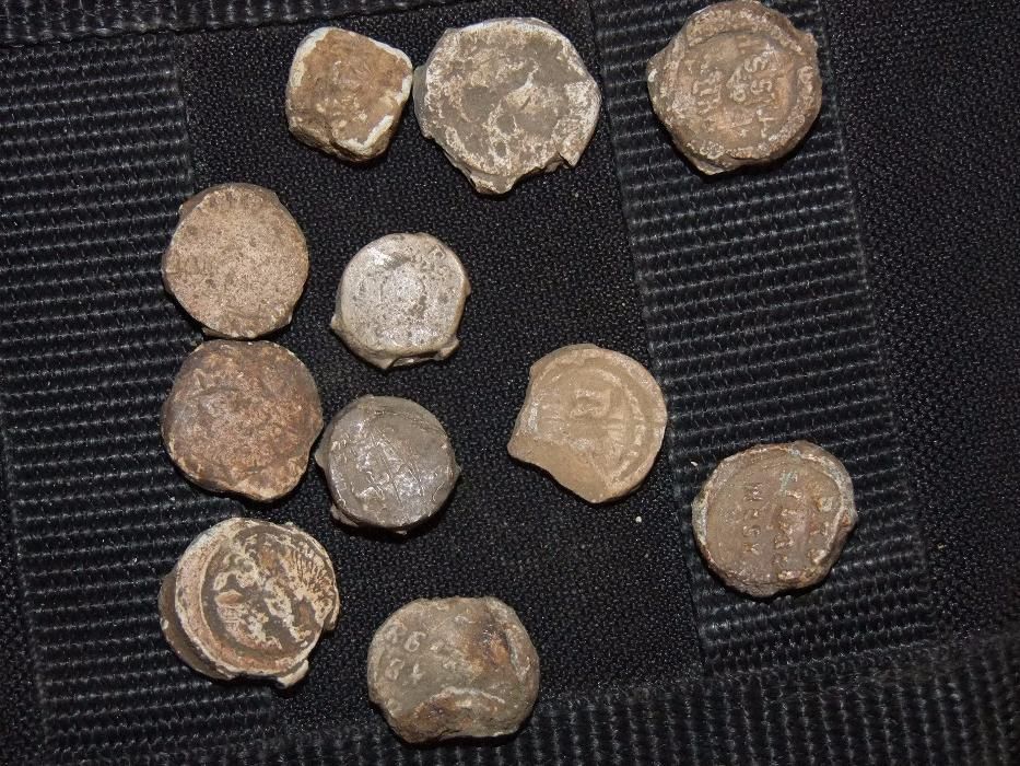 Stare plomby z worków ANTYK