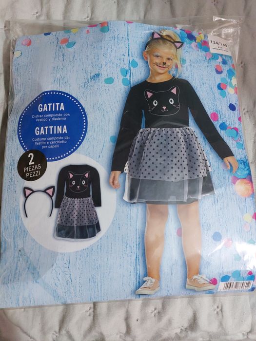 Vestido/Fantasia de Gatinha