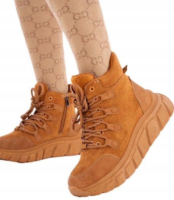 3 KOLORY 36 37 38 botki 39 40 41 sportowe trekkingowe na grubej podesz