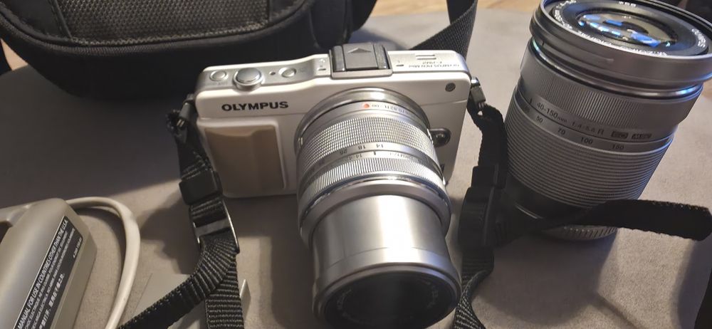 Olympus epm2  obiektywy 14-42 40-150