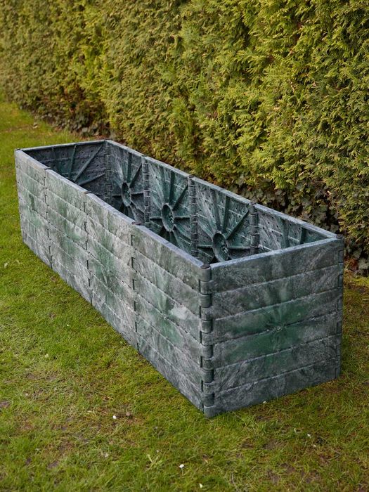 Grządka ogrodowa podwyższona– 150x100 lub 200x50, wys. 50 cm, EKO, GW4