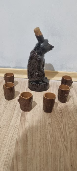 Медведь Штоф графин СССР 6 рюмок