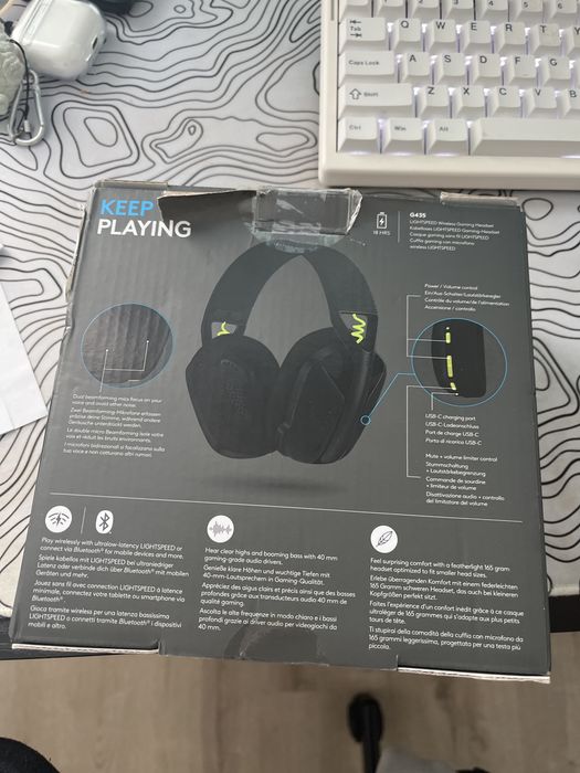 słuchałki logitech G435
