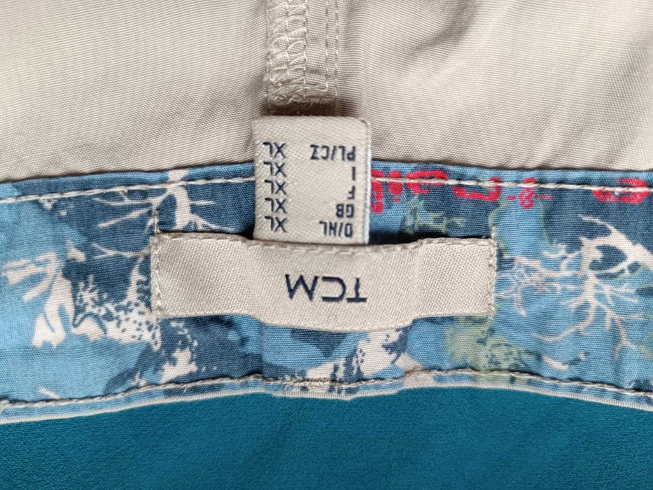 Szorty spodenki męskie materiałowe beżowe typu bojówki - XL - "TCM".