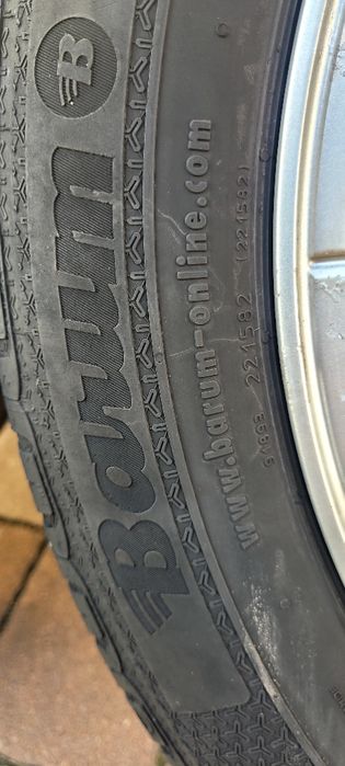 Opony letnie na alufelgach