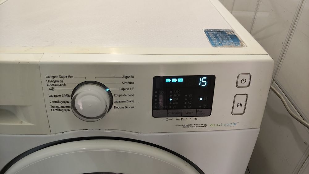 Máquina de lavar roupa Samsung eco bubble 9kg 1200rpm A+++ fazemos entrega e instalação na sua casa.