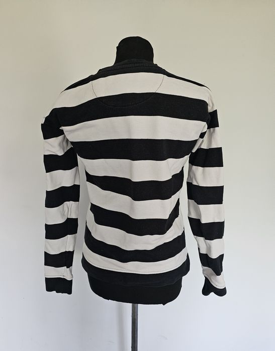 Bluzka w paski biało czarna vans snoopy skate