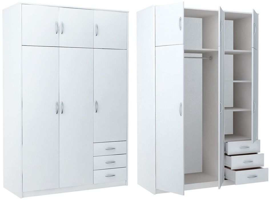 Nowa szafa trzydrzwiowa 193x127x55 - 4 kolory