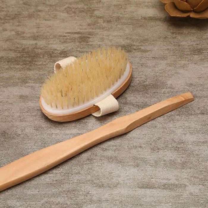 Szczotka do masażu i mycia ciała z miękkim włóknem