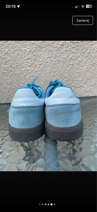 Buty adidas spezial niebieskie 38
