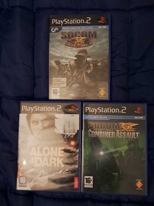 Playstion 2 mini c/ comandos + Jogos PS1 e PS2