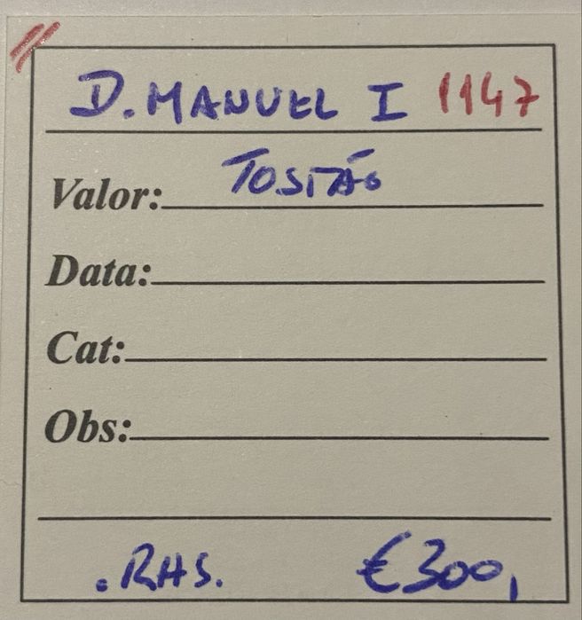 Moeda 1147 - D.MANUEL I - Tostao
