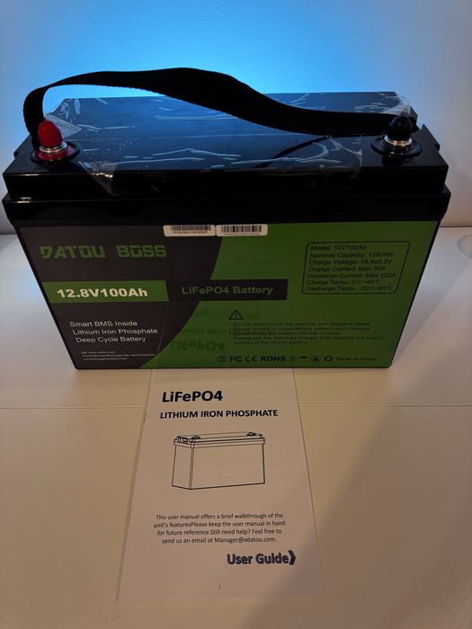 Акумулятор DATOUBOSS 12V 100Ah LiFePO4 (аналог Redodo / volt)
