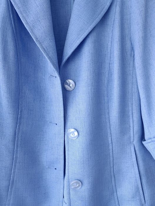 Żakiet/marynarka jasnoniebieska, rękaw 3/4