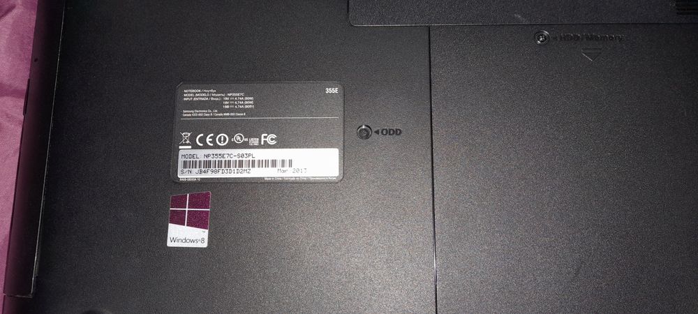 Laptopy samsung i dell