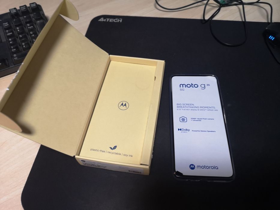 Sprzedam MOTOROLA moto g35 5G 8/128GB | Midnight Black | XT2433-5