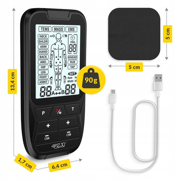 Elektrostymulator mięśni TENS/EMS – masaż i stymulacja
