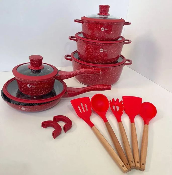 РОЗПРОДАЖ СКЛАДУ!Набір посуду Higher Kitchen НК-316 із 17 предметів